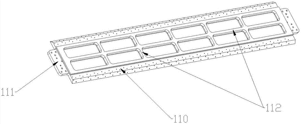 Beam mold assembly positioning support for composite material multi-beam box section co-solidifying forming and assembly technique