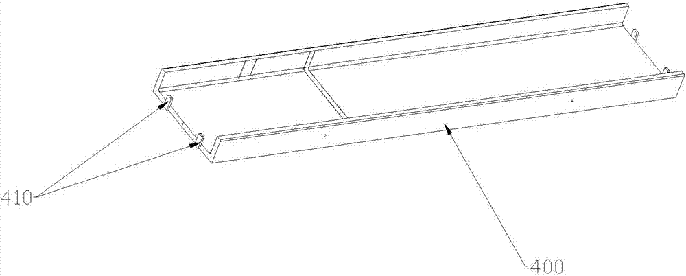 Beam mold assembly positioning support for composite material multi-beam box section co-solidifying forming and assembly technique