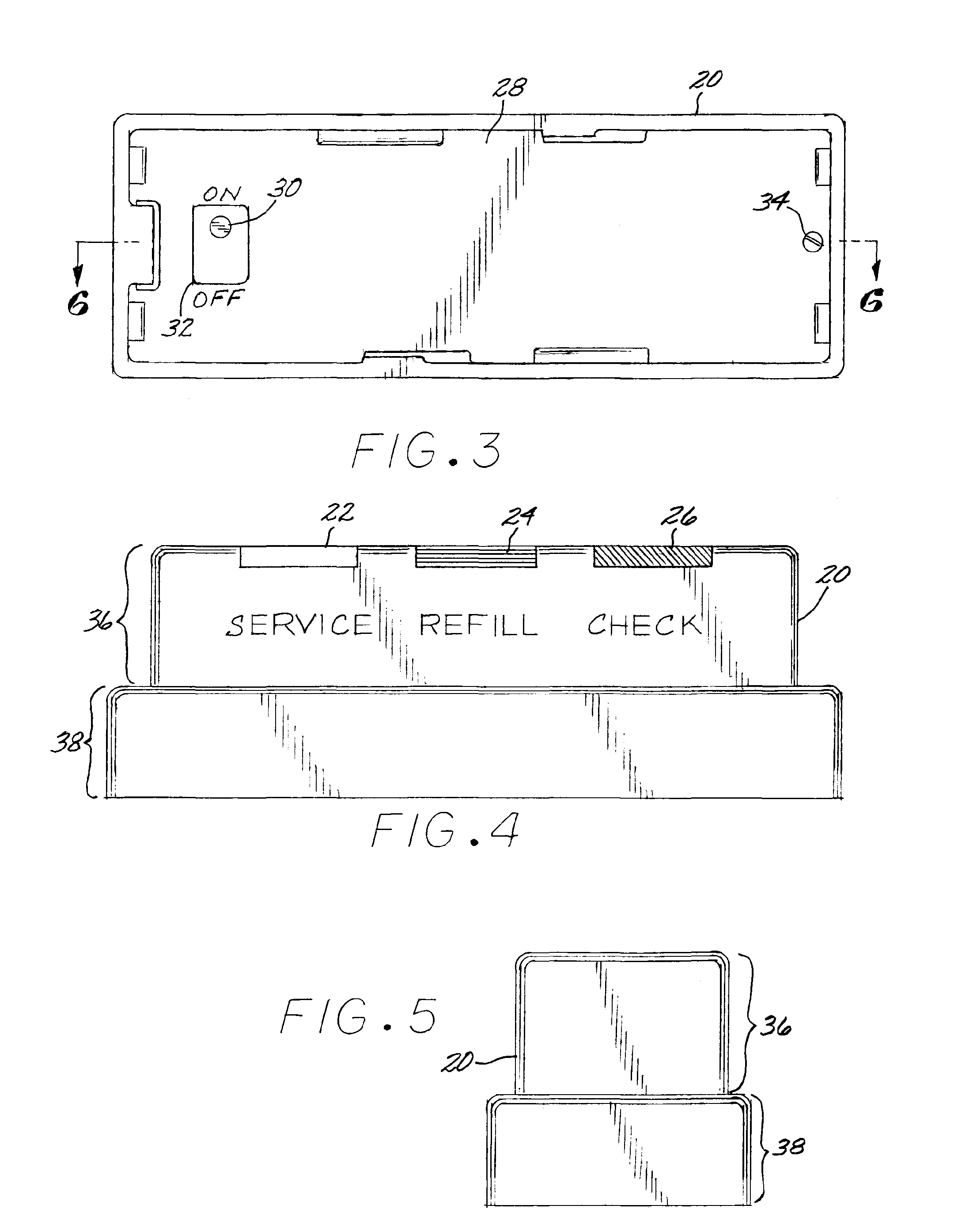 Wait staff signaling apparatus with high visibility indicators