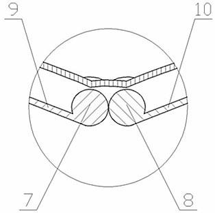 Self-stability auxiliary device for ship by means of water-jet propulsion