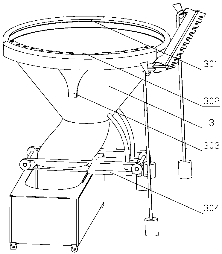 Automatic defecation-assisting on-bed stool