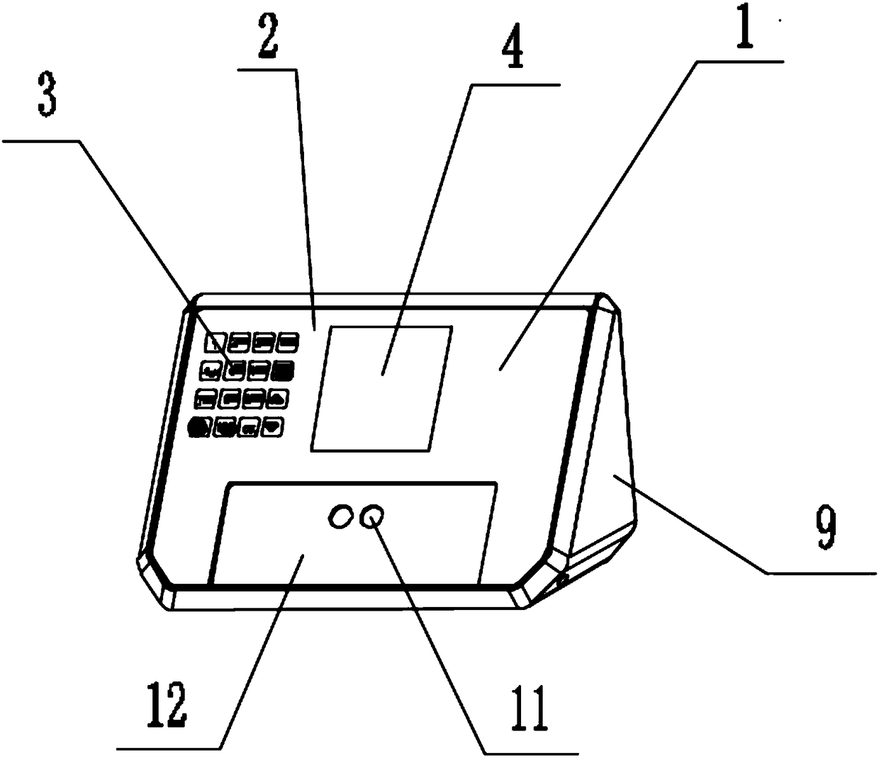 Face attendance machine capable of recognizing palm prints