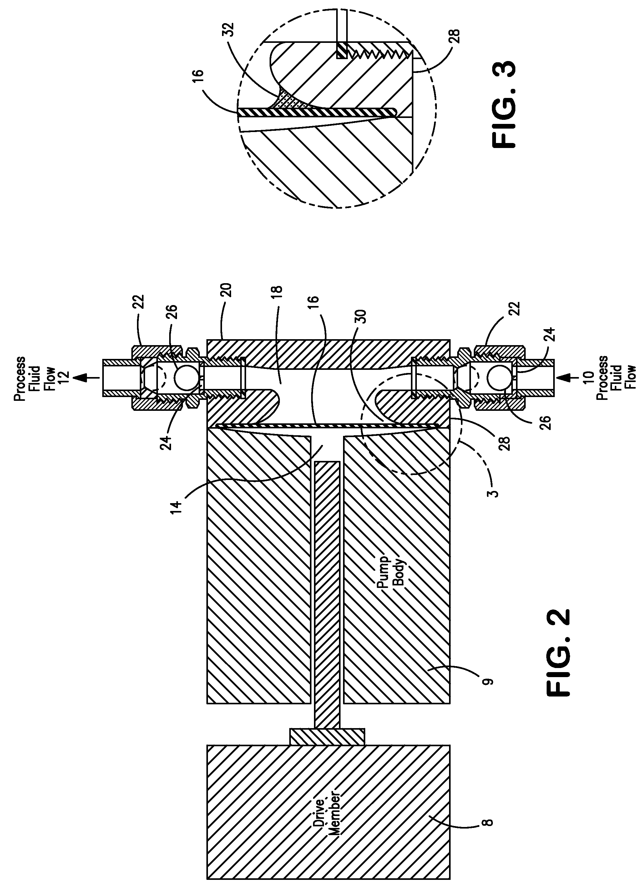 Diaphragm pumps and transporting drag reducers