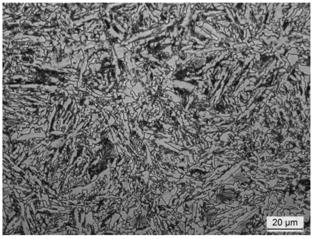 High-toughness free-cutting non-quenched and tempered round steel and manufacturing method thereof