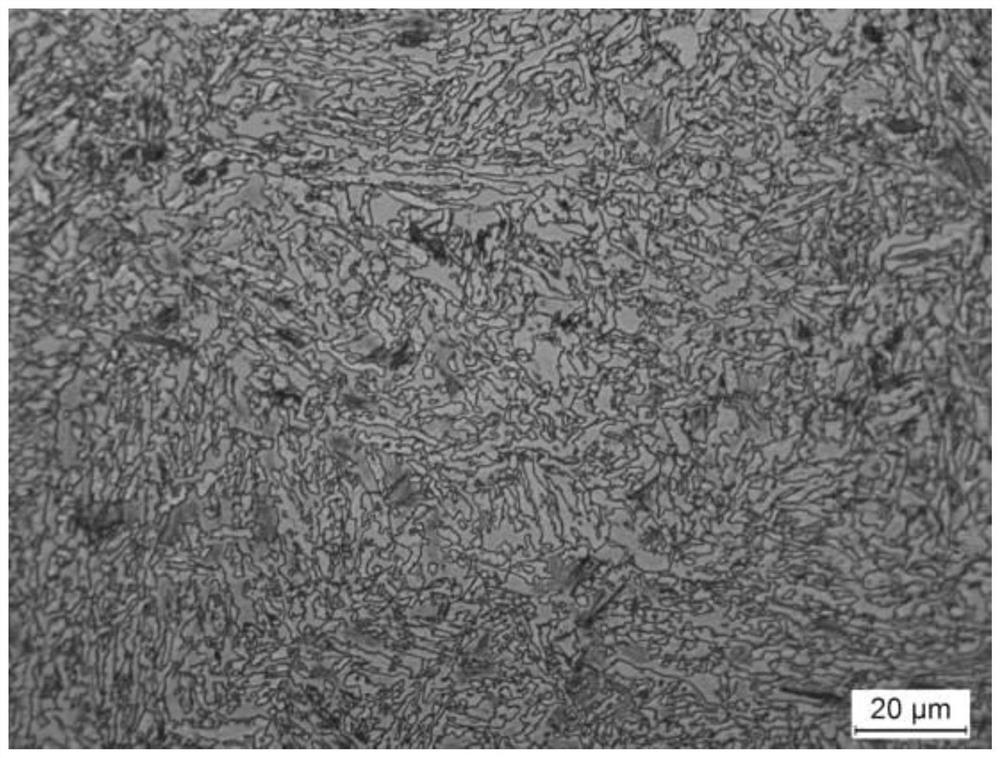 High-toughness free-cutting non-quenched and tempered round steel and manufacturing method thereof