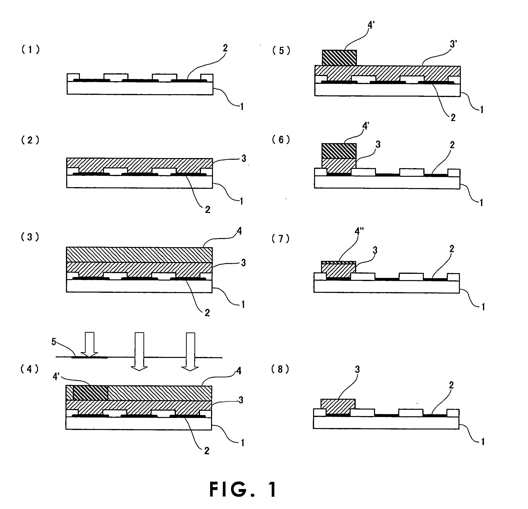 Process for producing electroluminescent element