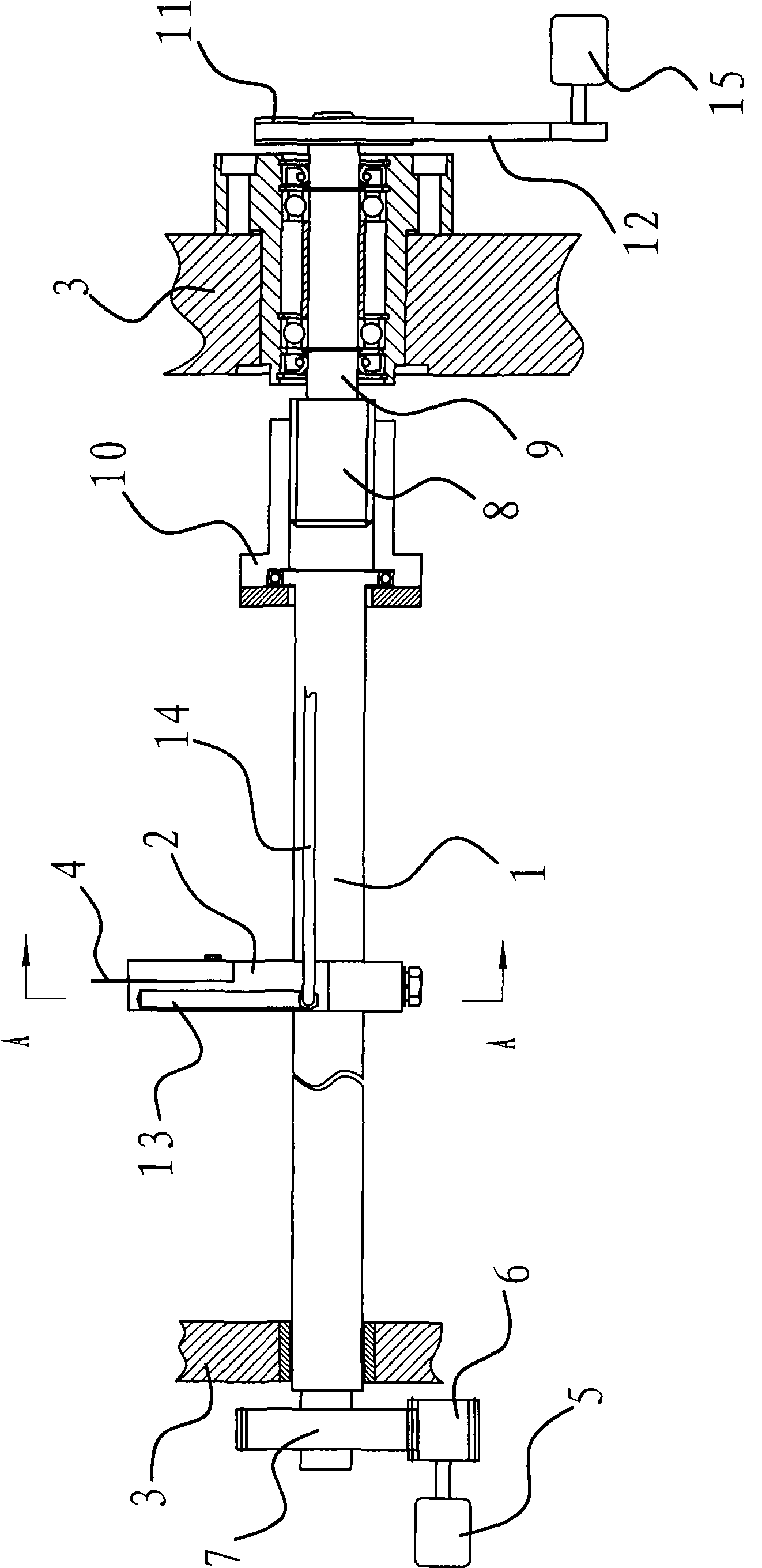 High-speed vacuum coating online cutting device