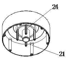 Lithium battery pack fixing device