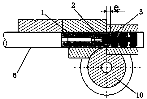 Flexible bending tube die of ball-and-socket joint structure