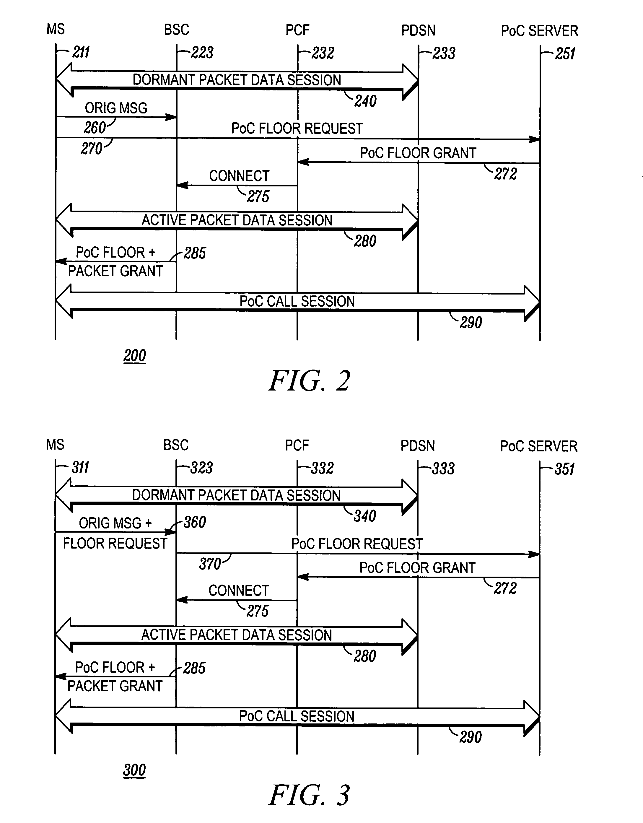 Push-to-X over cellular coordinated floor and packet scheduling