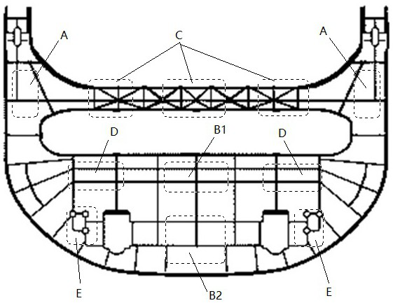 Preparation method of continuous fiber reinforced thermoplastic composite material seat chassis front end