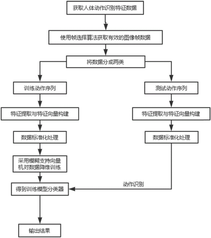 Human action recognition method