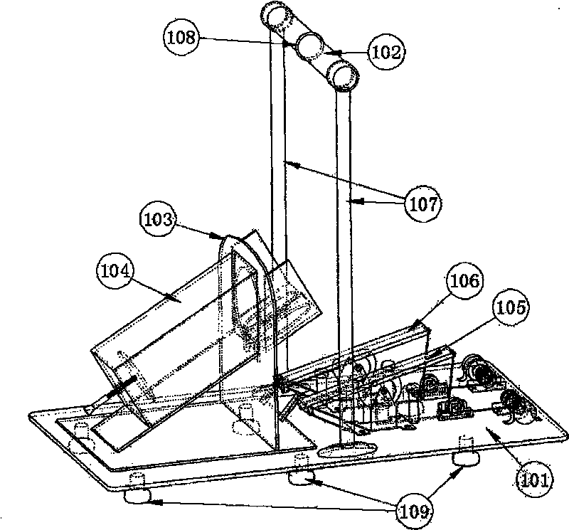 Positive/passive exercise training device for simulating weightless tail suspended rats