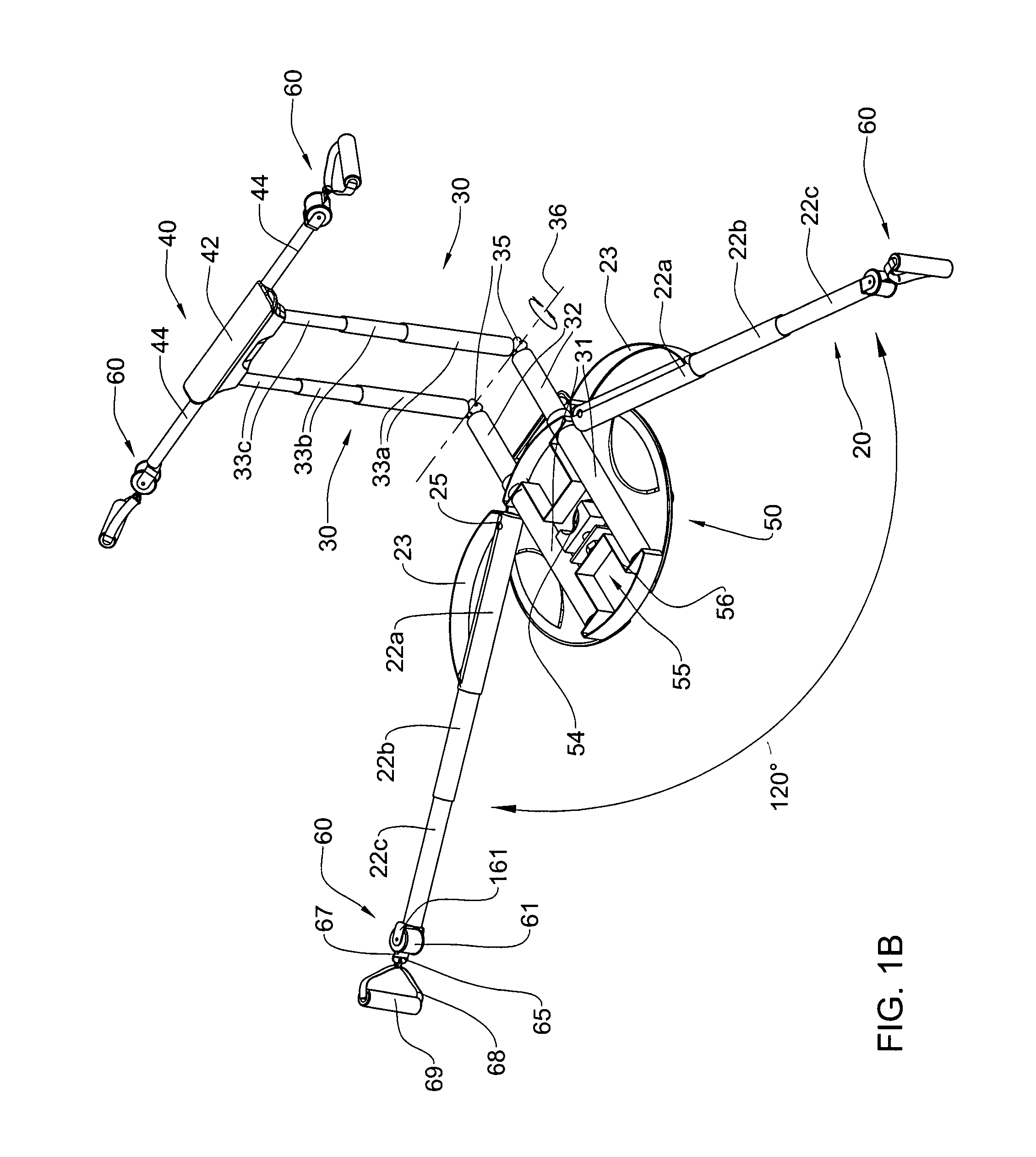 Compact office exercise unit