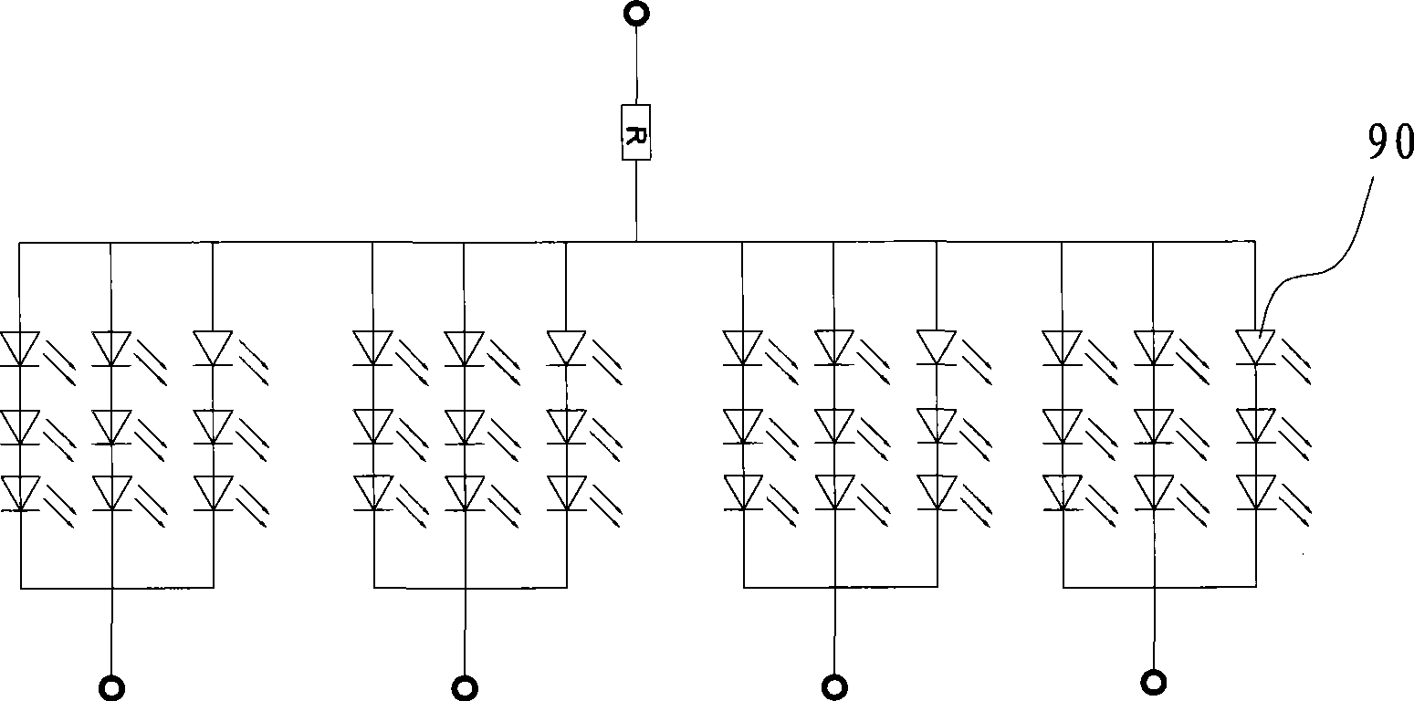 Automobile backsight device and display thereof