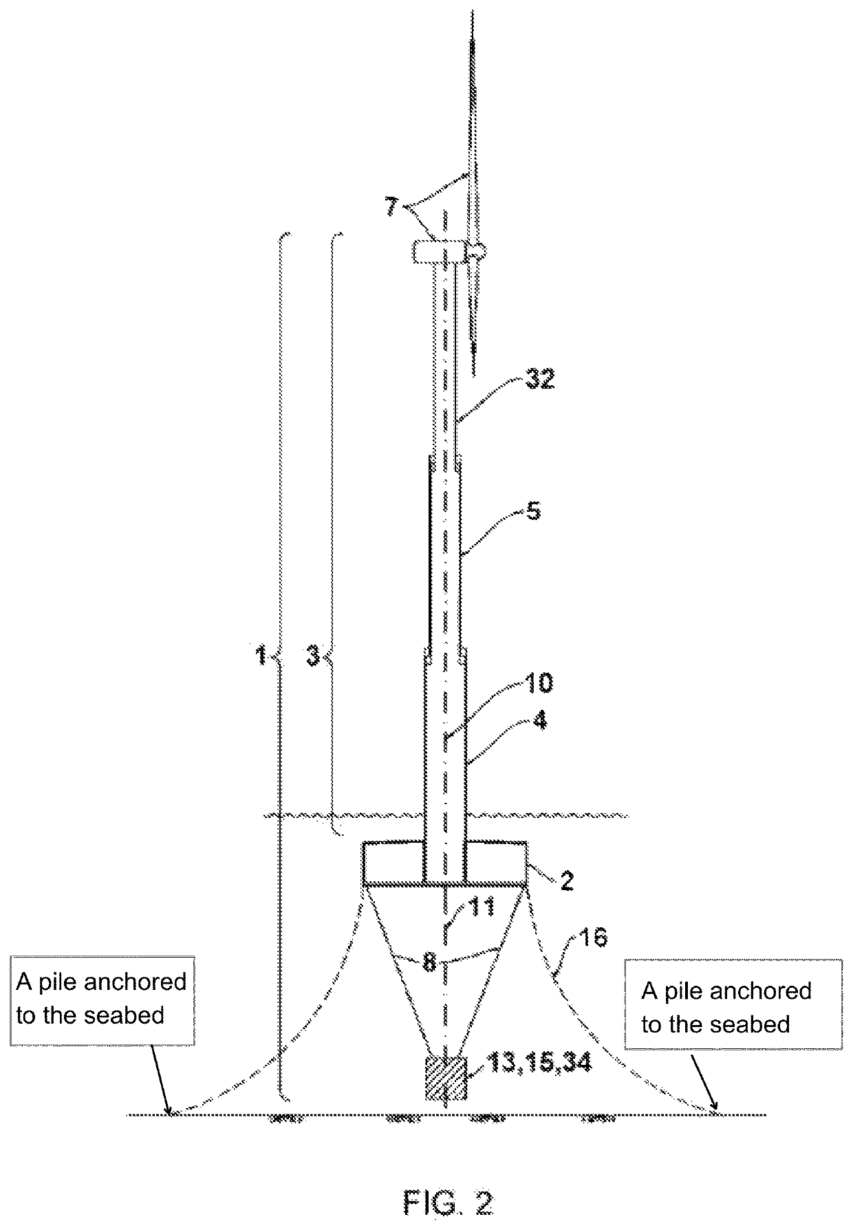 Floating structure and method of installing same