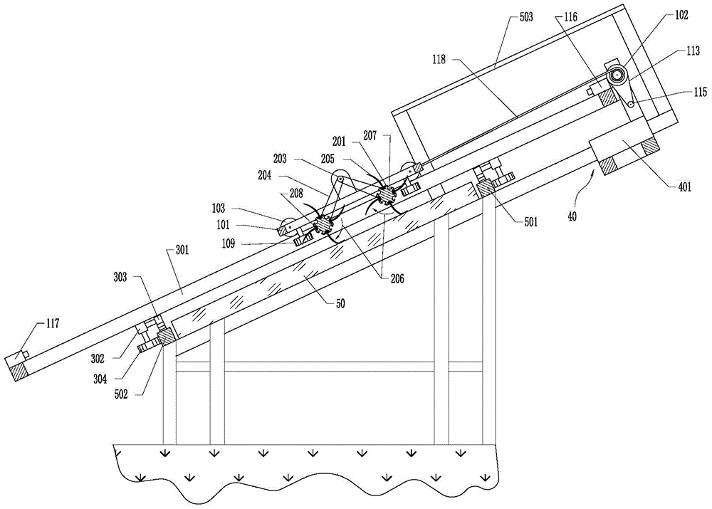 Solar cell panel automatic cleaning device and transfer connection machine thereof