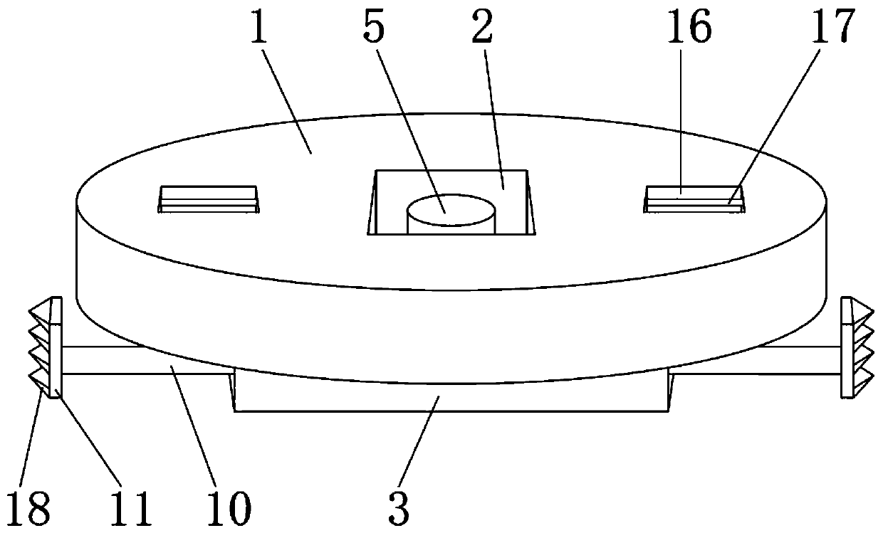 Inspection well temporary sealing device for urban infrastructure construction