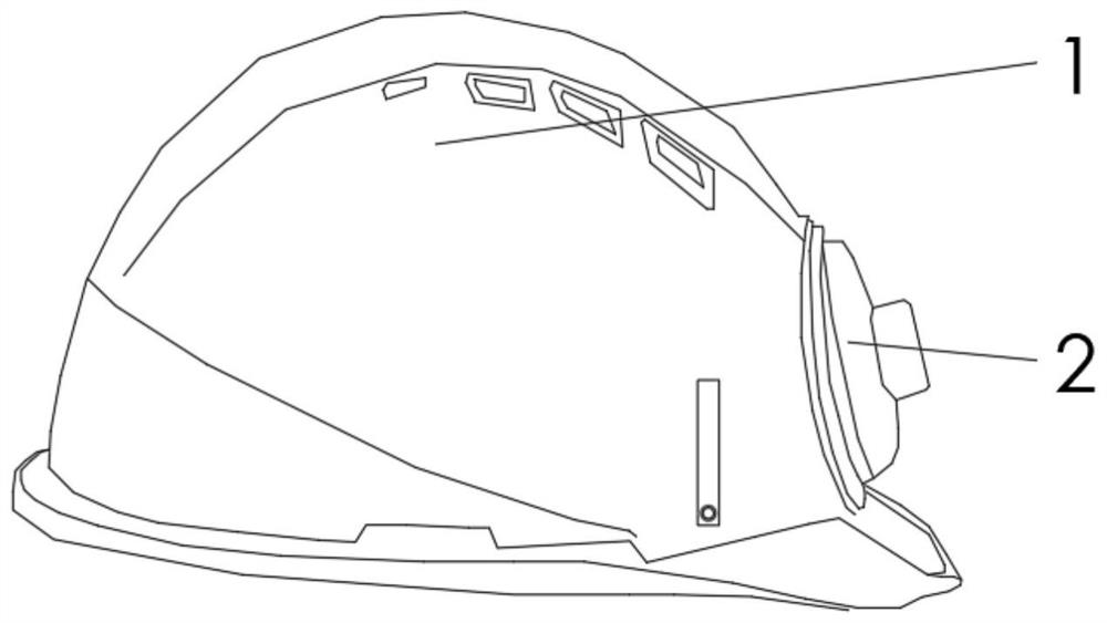 Heat dissipation safety helmet