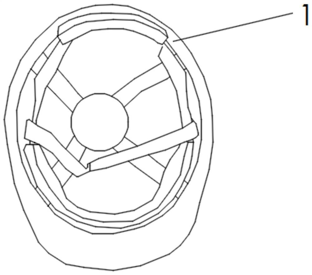 Heat dissipation safety helmet