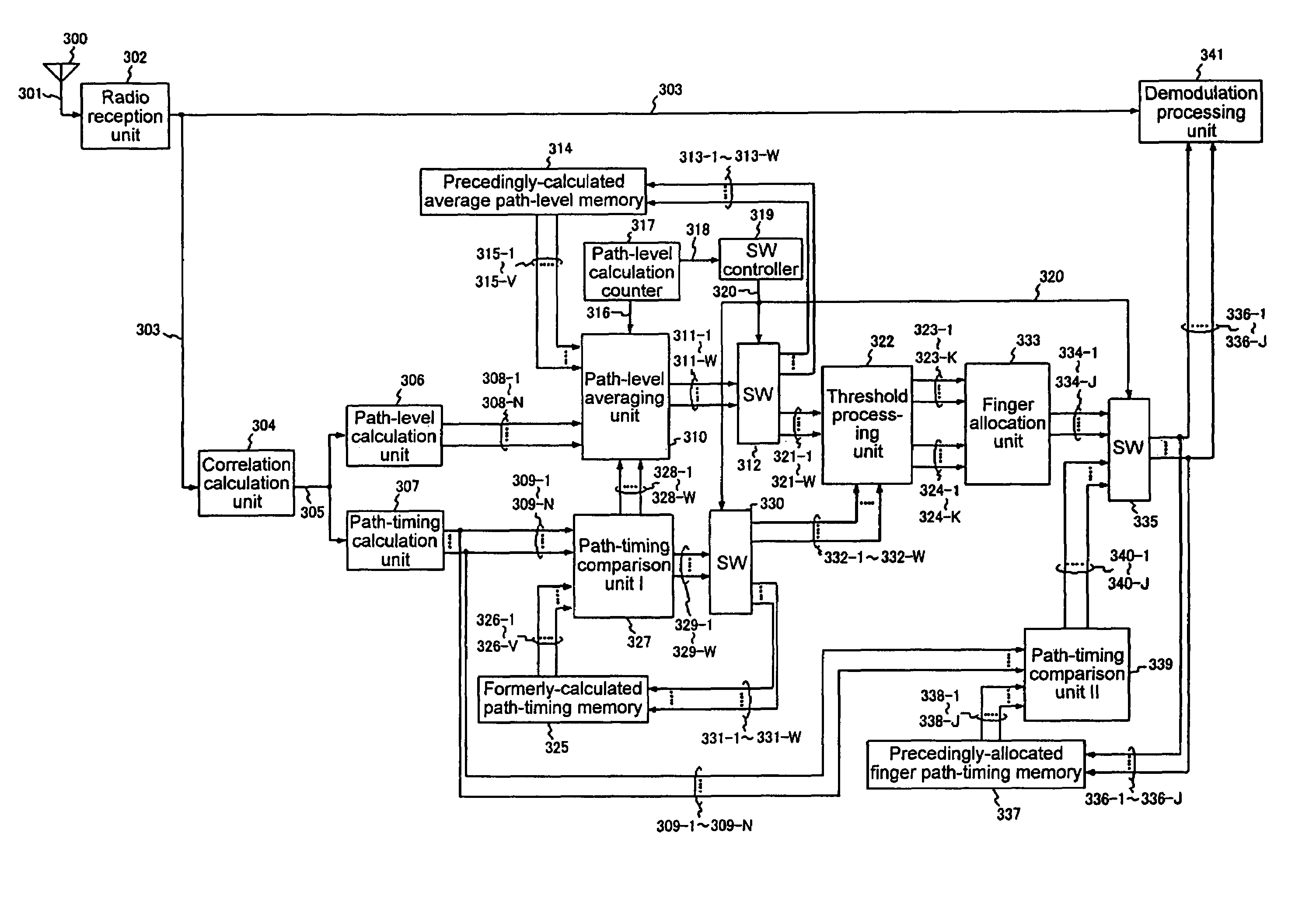 Method and apparatus for CDMA signal reception