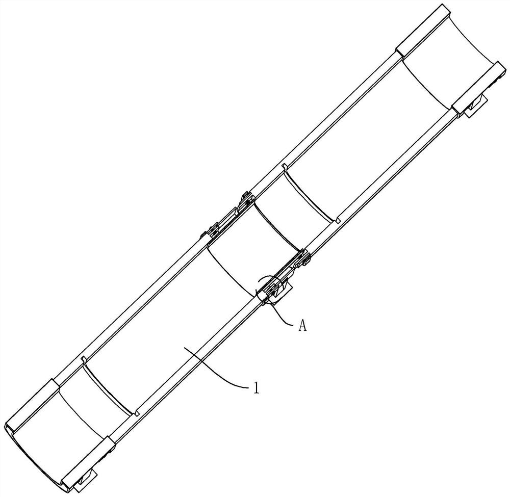 Anti-seepage aqueduct structure for water conservancy project and construction method thereof