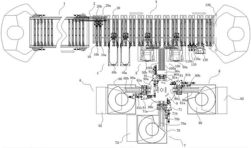 Full-automatic drawer sliding rail assembling machine