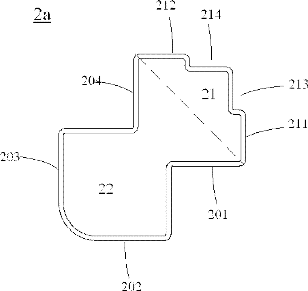 Box structure of air handling unit