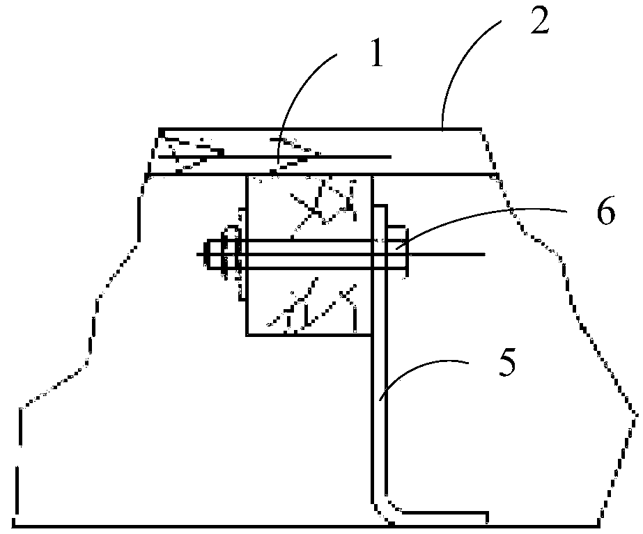 High speed train modular floor and mounting method of modular floor