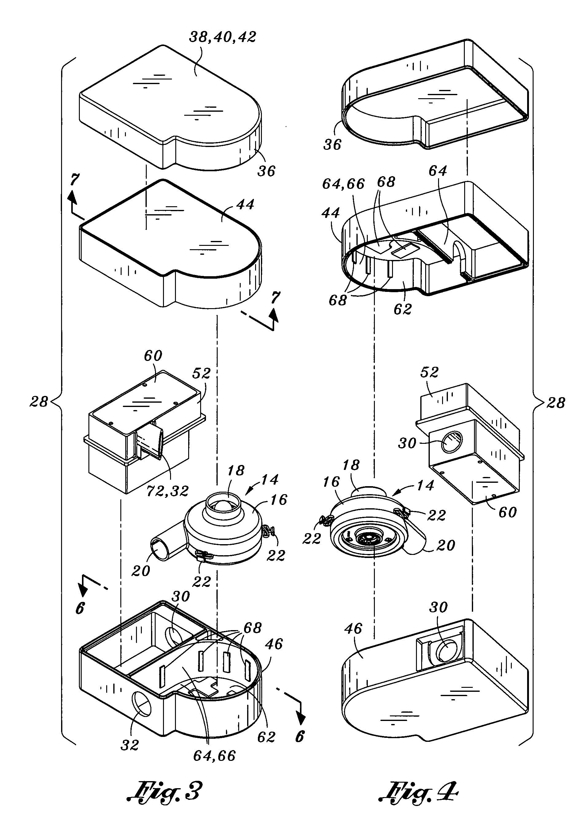 Acoustic attenuation chamber