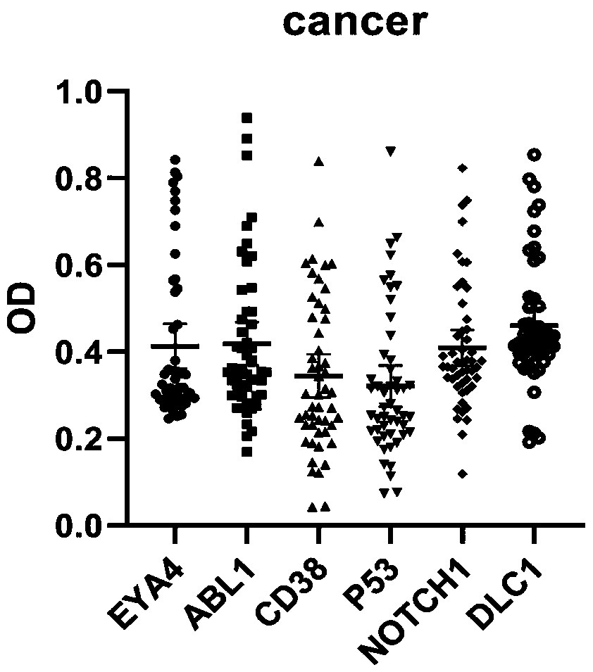 An ELISA kit for screening early cardia cancer