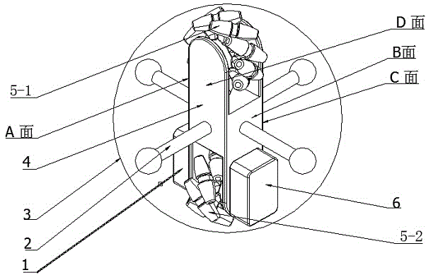 Mecanum-wheel-driven type spherical mobile robot