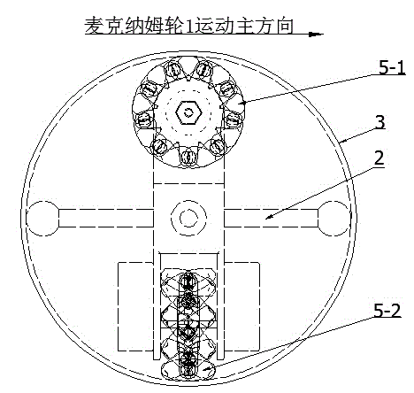 Mecanum-wheel-driven type spherical mobile robot