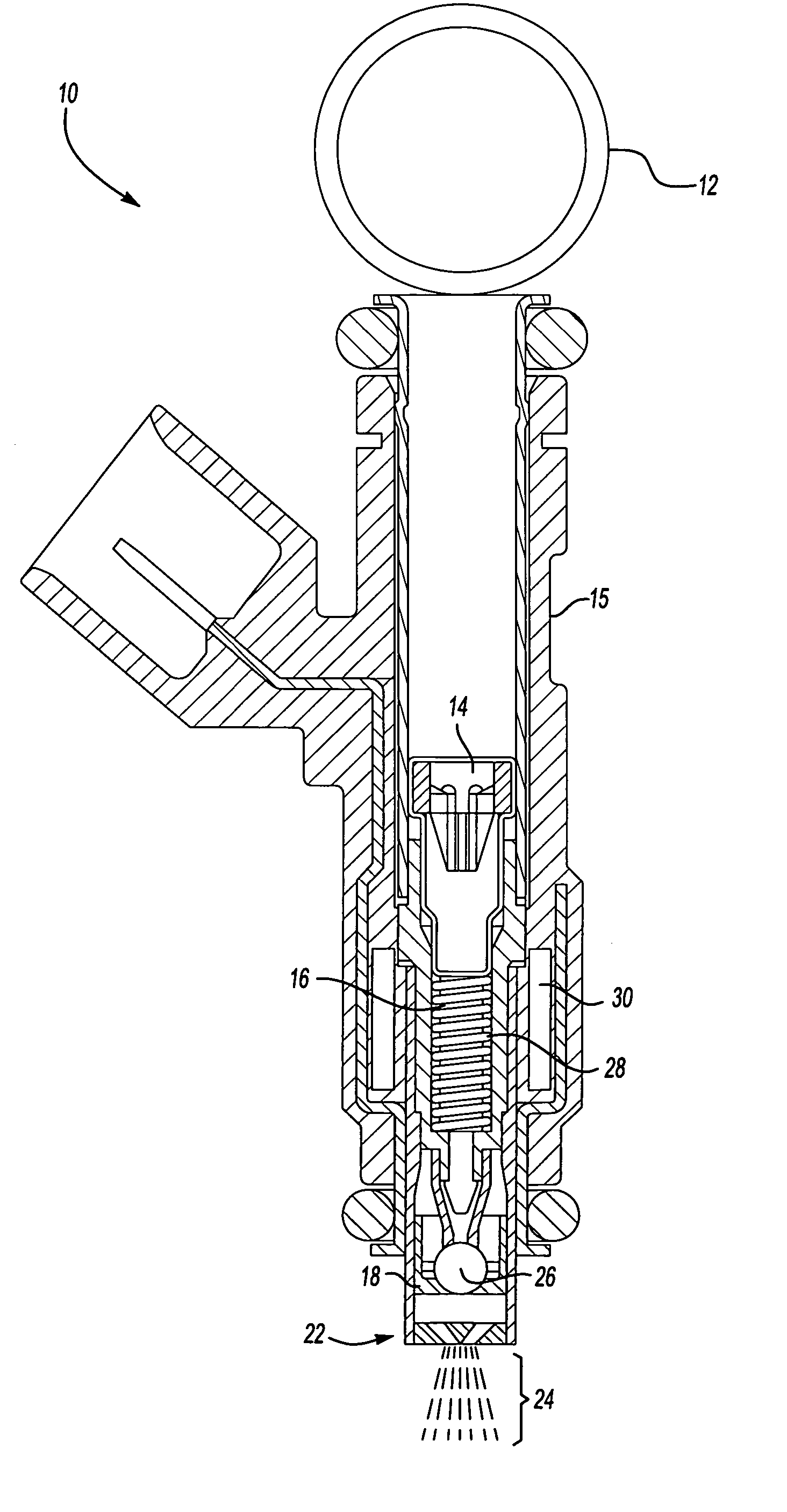 Orifice disc for fuel injector