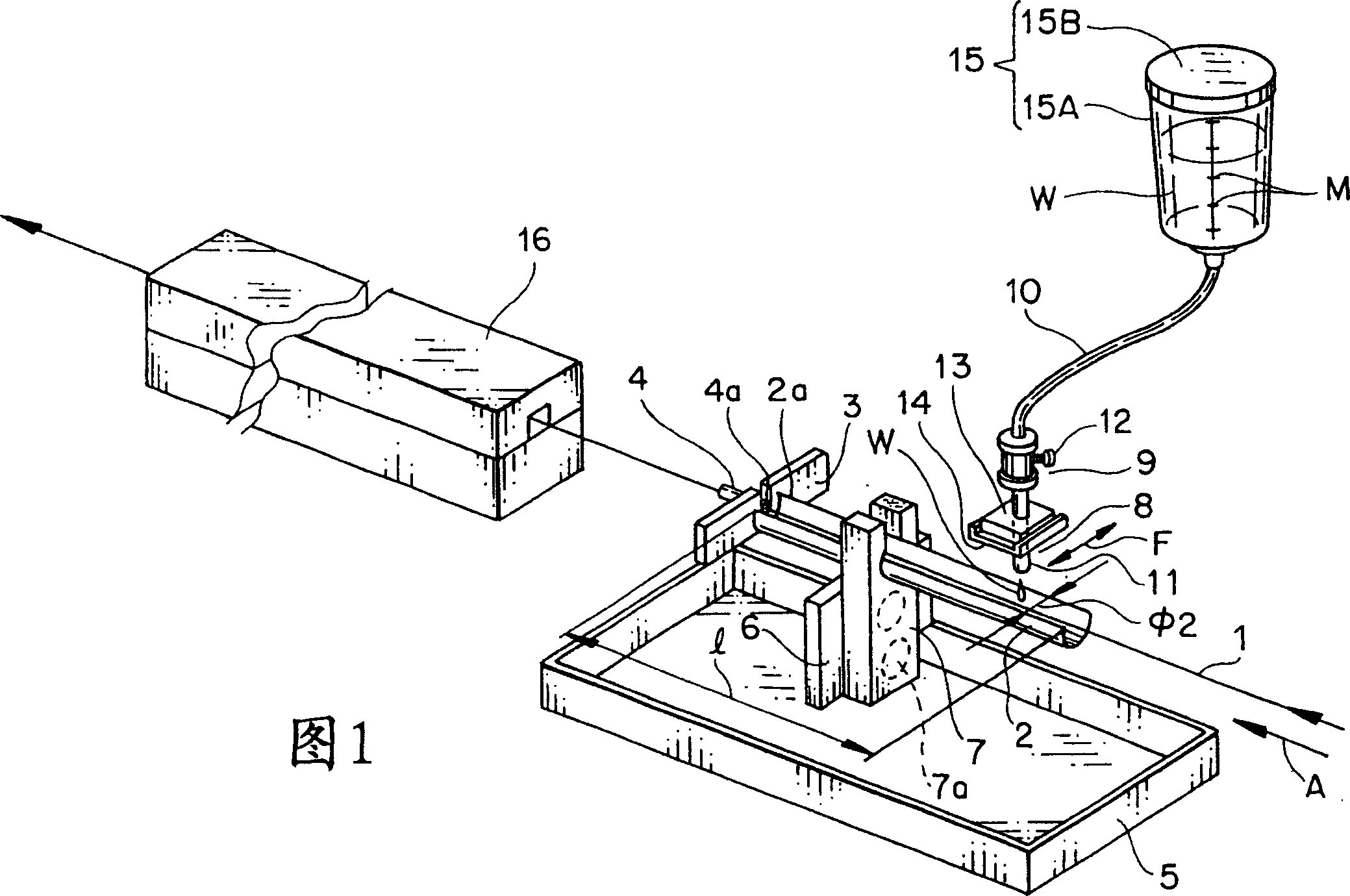 Device for applying varnish to electric wire and method of applying varnish