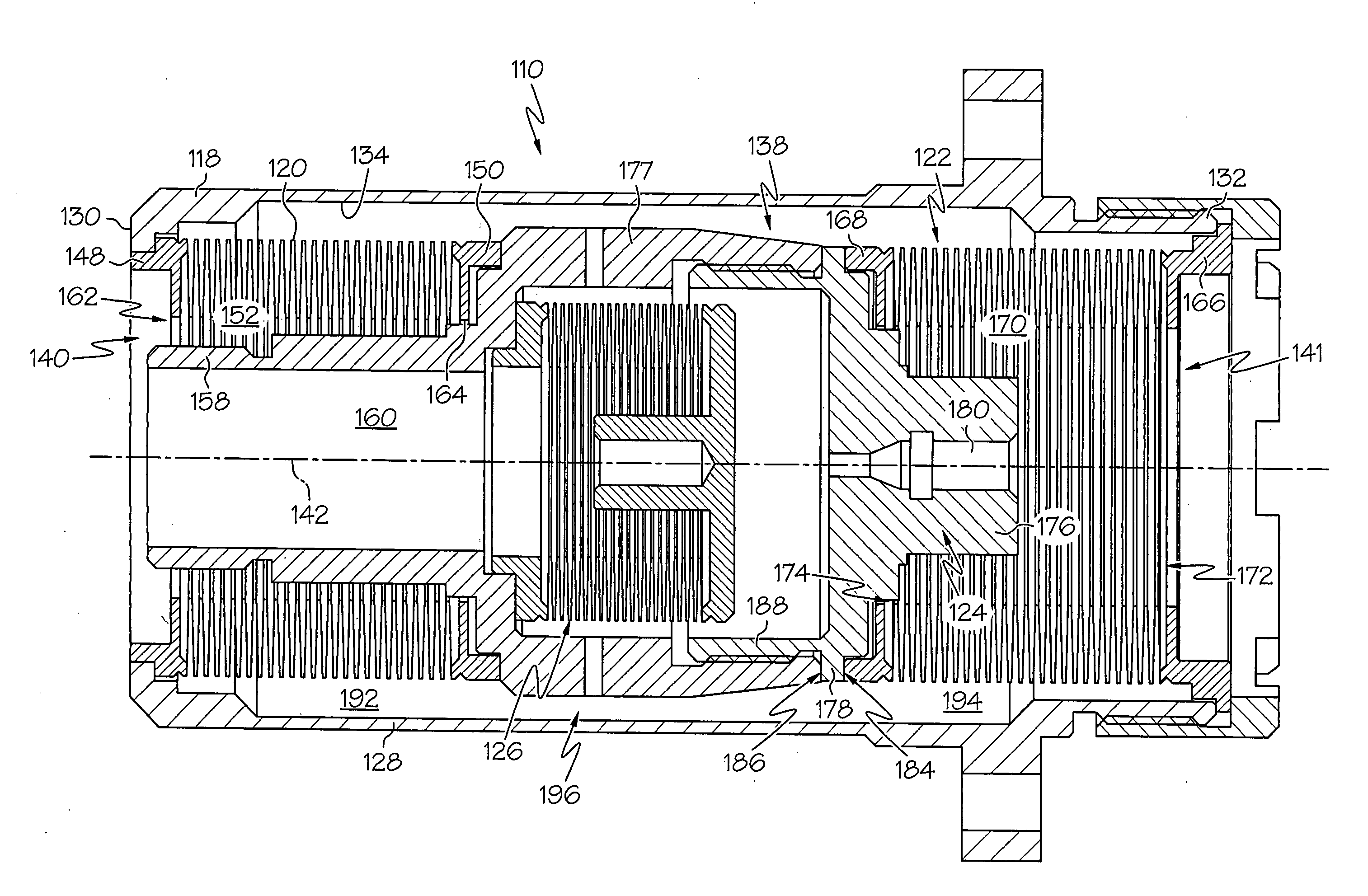 Isolator using externally pressurized sealing bellows