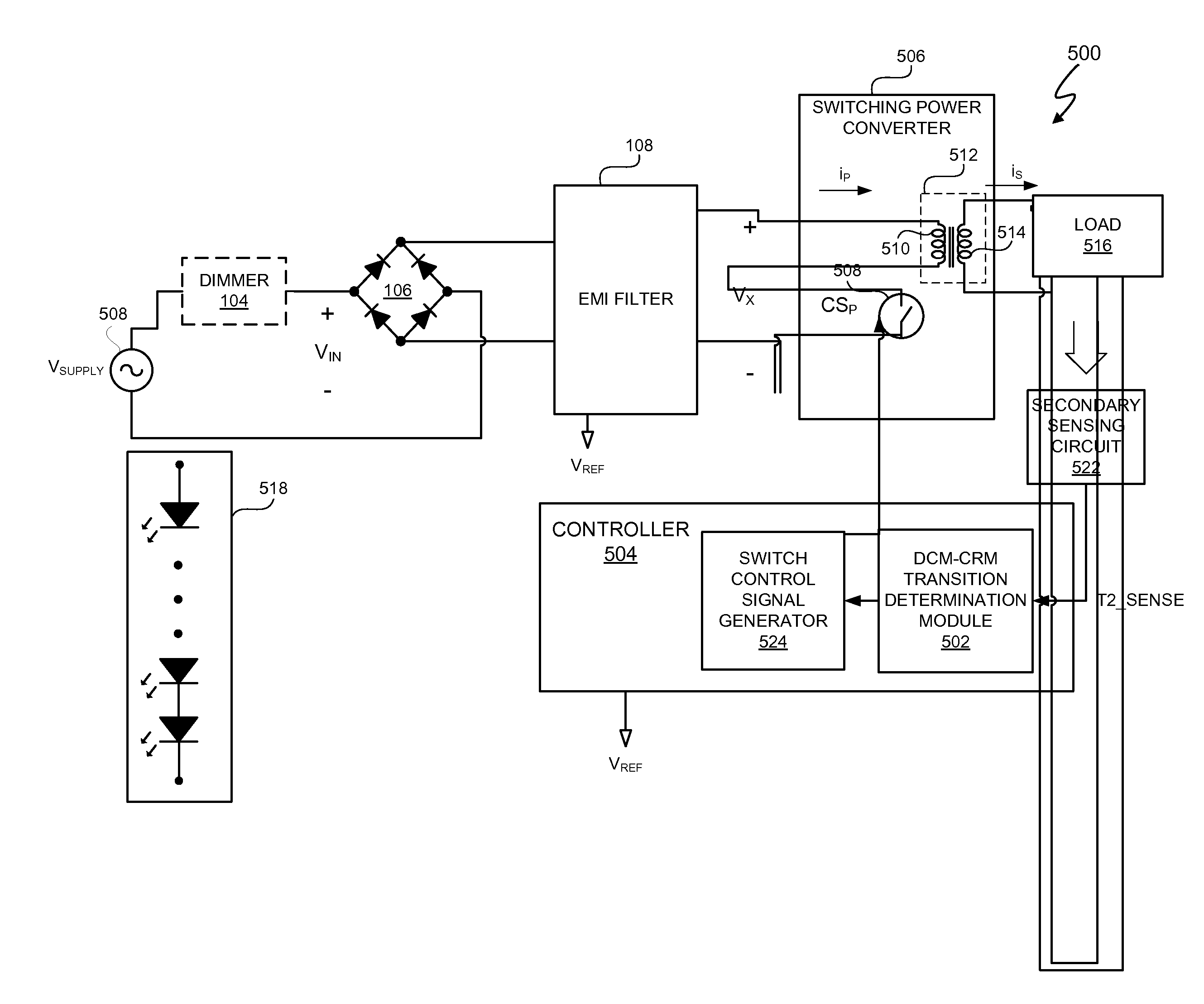 Switching Parameter Based Discontinuous Mode-Critical Conduction Mode Transition