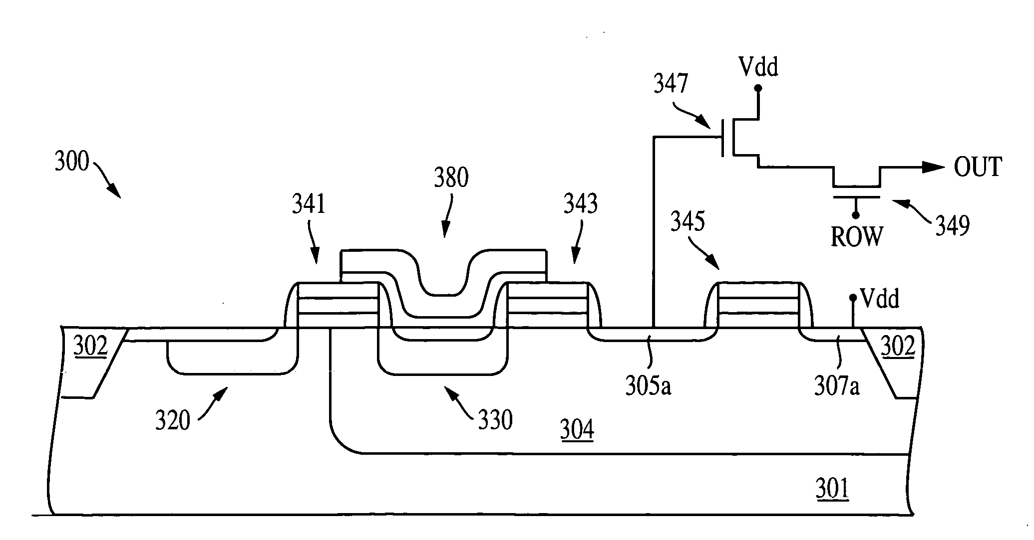 Imaging with gate controlled charge storage