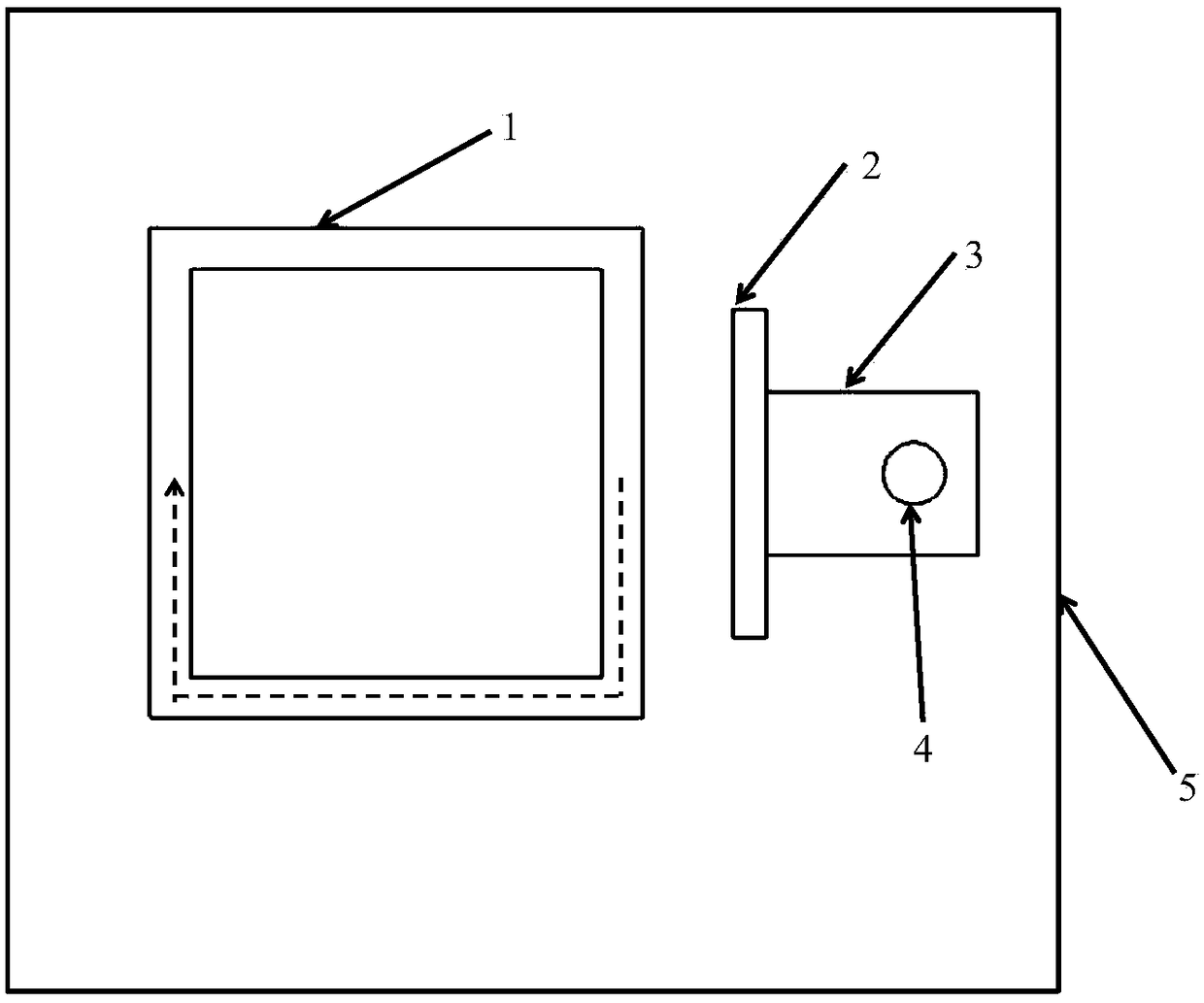 A wideband phased array antenna element and a radiation method thereof