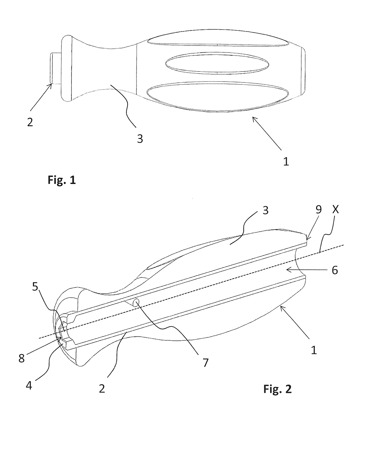 Coupling device for medical instrument or medical power-tool chuck