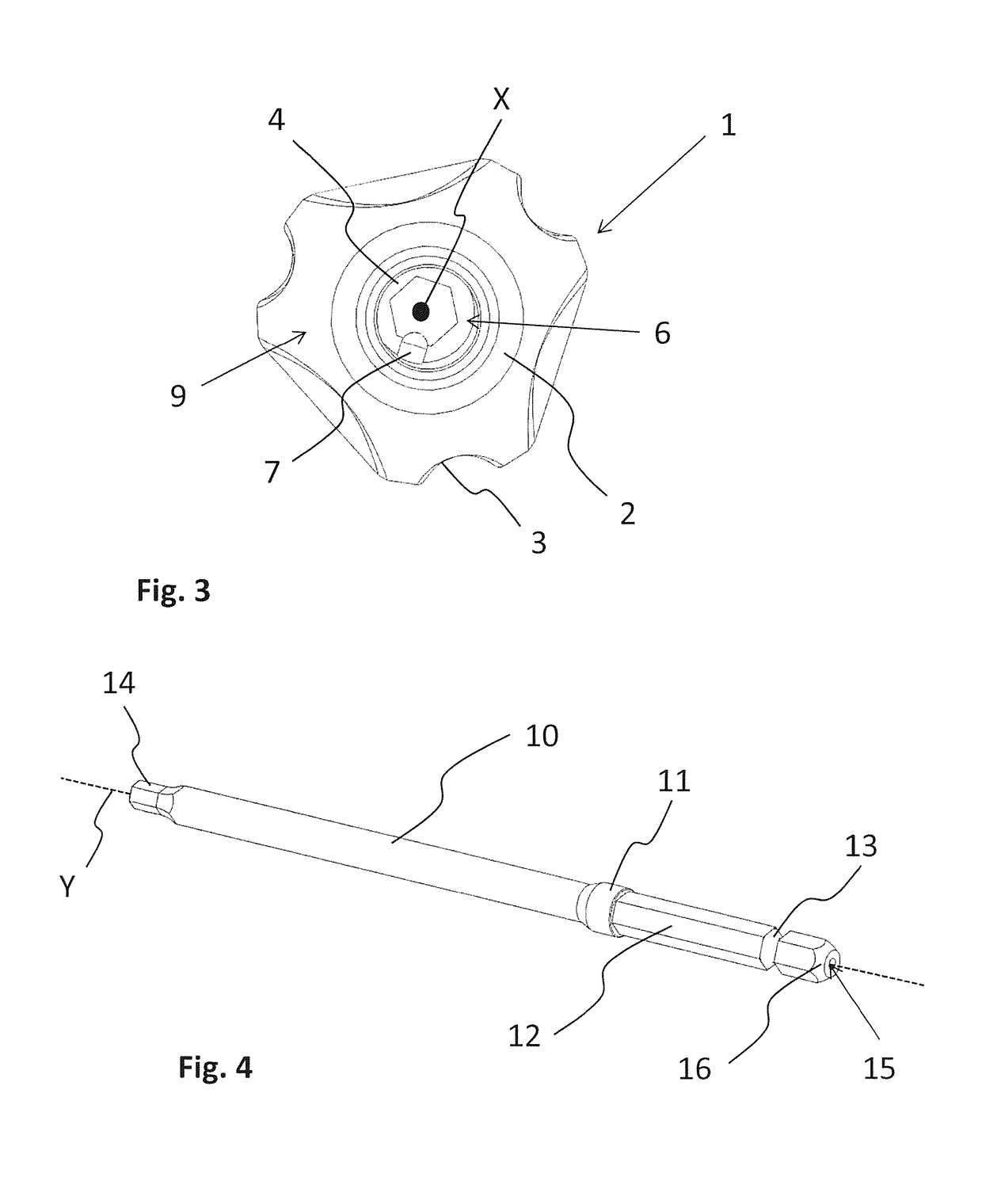 Coupling device for medical instrument or medical power-tool chuck