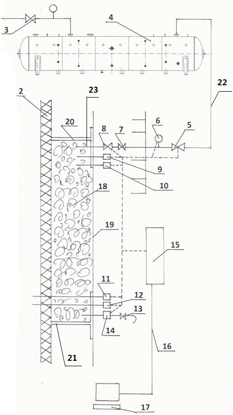 Nitrogen protection anti-explosion device and method of converter flue gas waste heat boiler