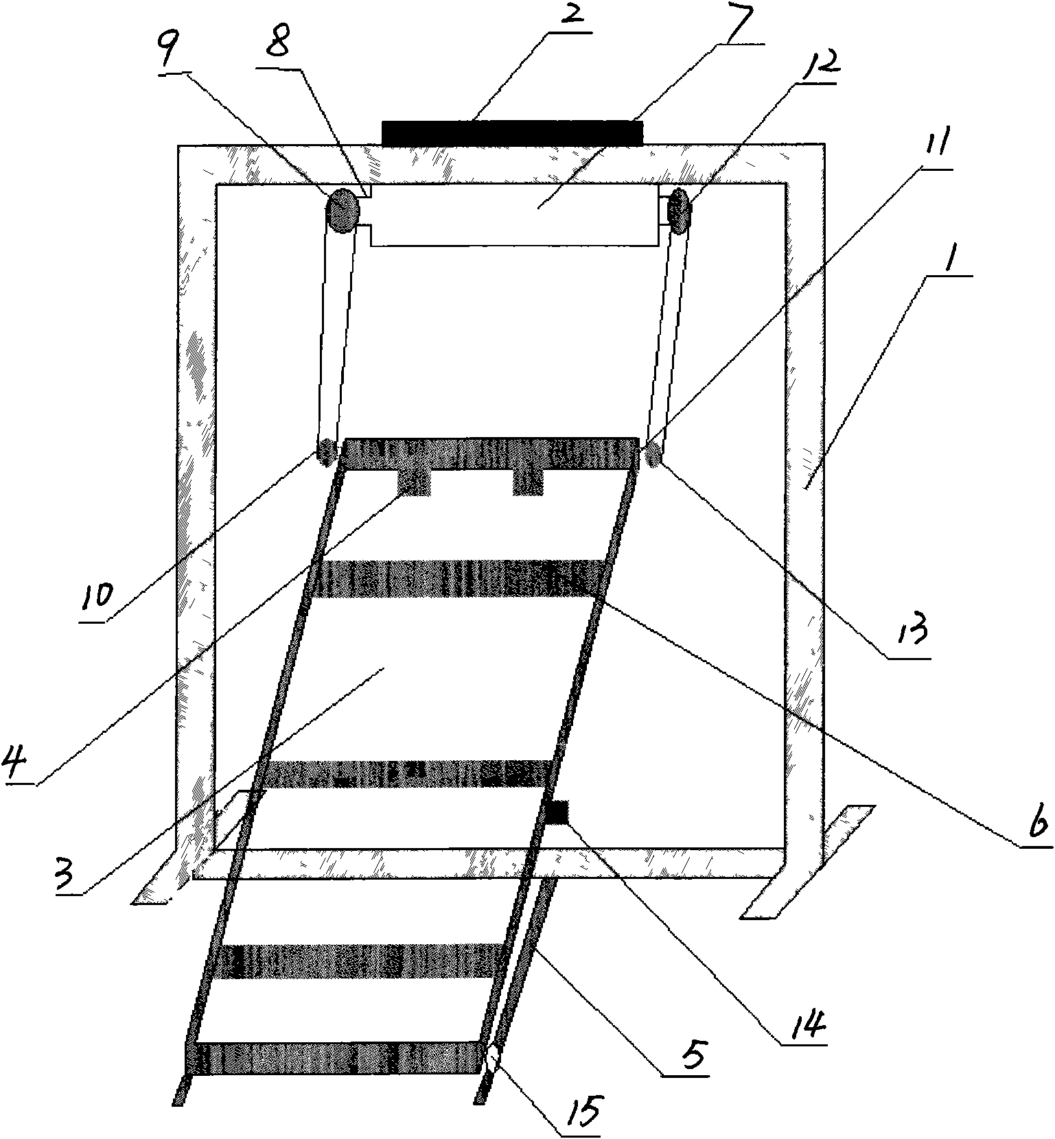 Inversion body-building device for human body