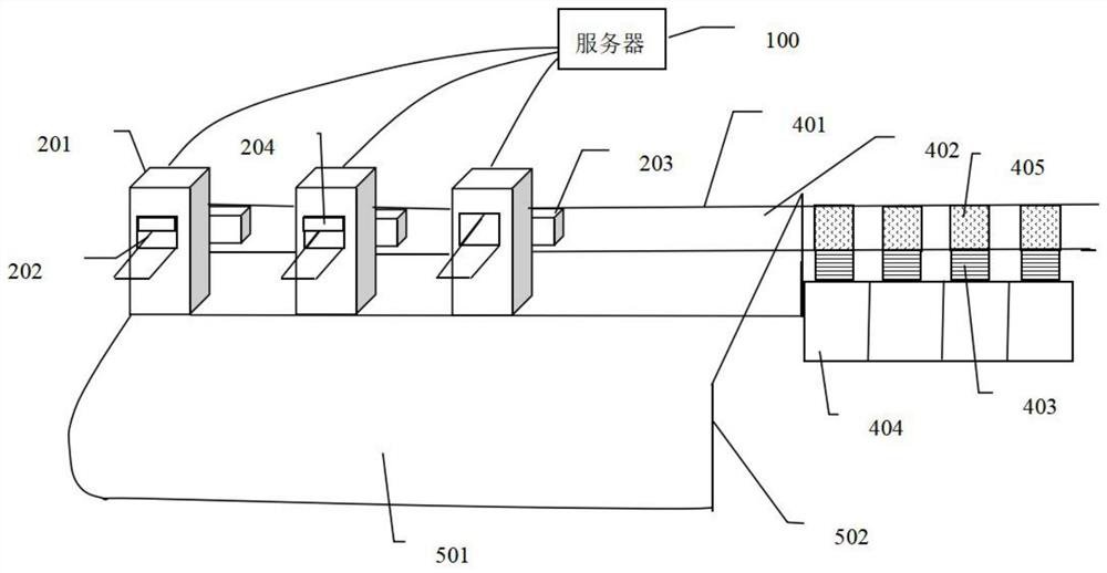 Supermarket self-service settlement goods taking system capable of automatically classifying and packaging