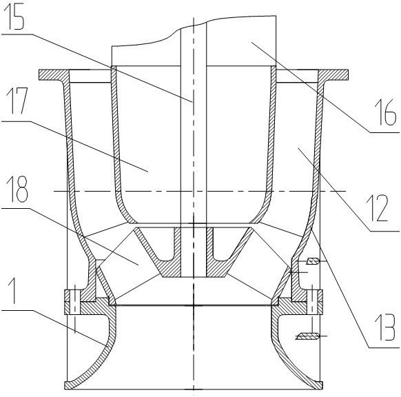 Shaftless type submersible axial flow electric pump