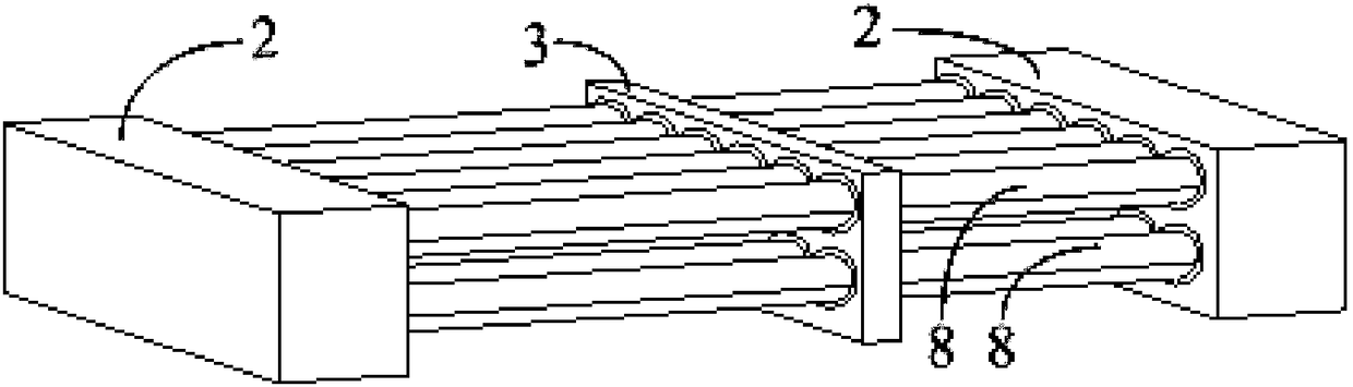 Shock absorbing and buffering packaging device