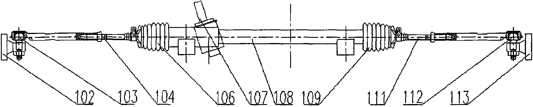 Vehicle steering gear