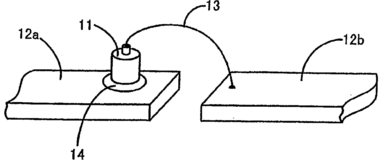 Light emitting diode and process for producing the same