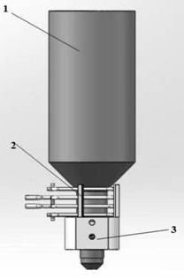 Electromagnetic induction heating assisted supersonic plasma spraying gun device