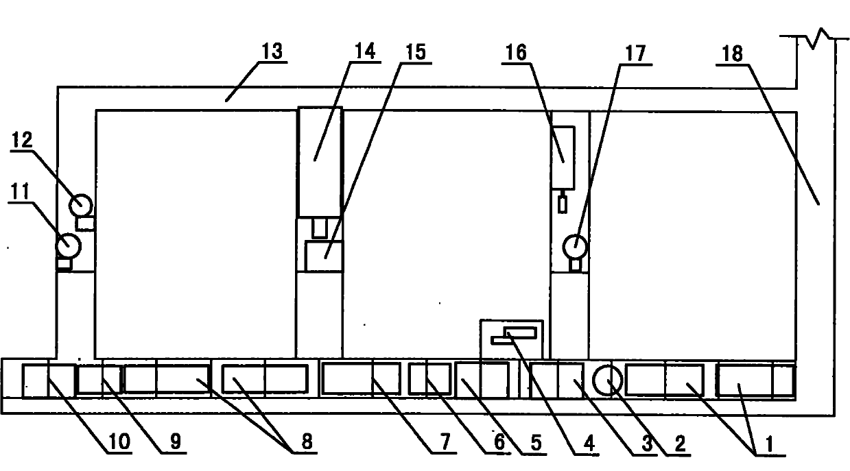 Method for realizing underground separation of raw coal